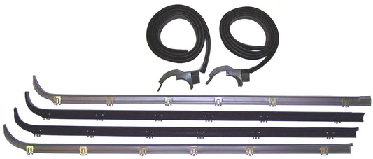 1983-1992 Ford Ranger, Bronco II window sweeps and channels, belt line molding