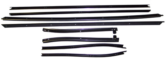 1970-1972 Buick Skylark 8pc window sweep seals, belt line molding.