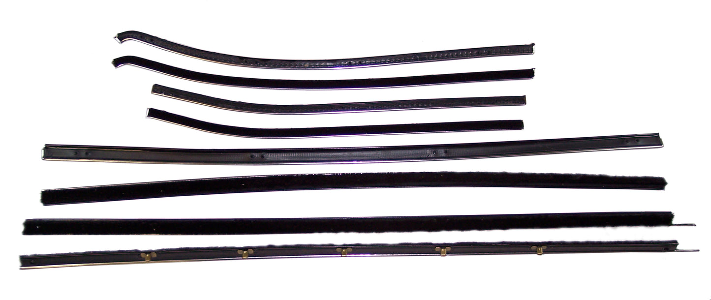 1957 BUICK SPECIAL CONVERTIBLE WINDOW SWEEP SET, 8PC