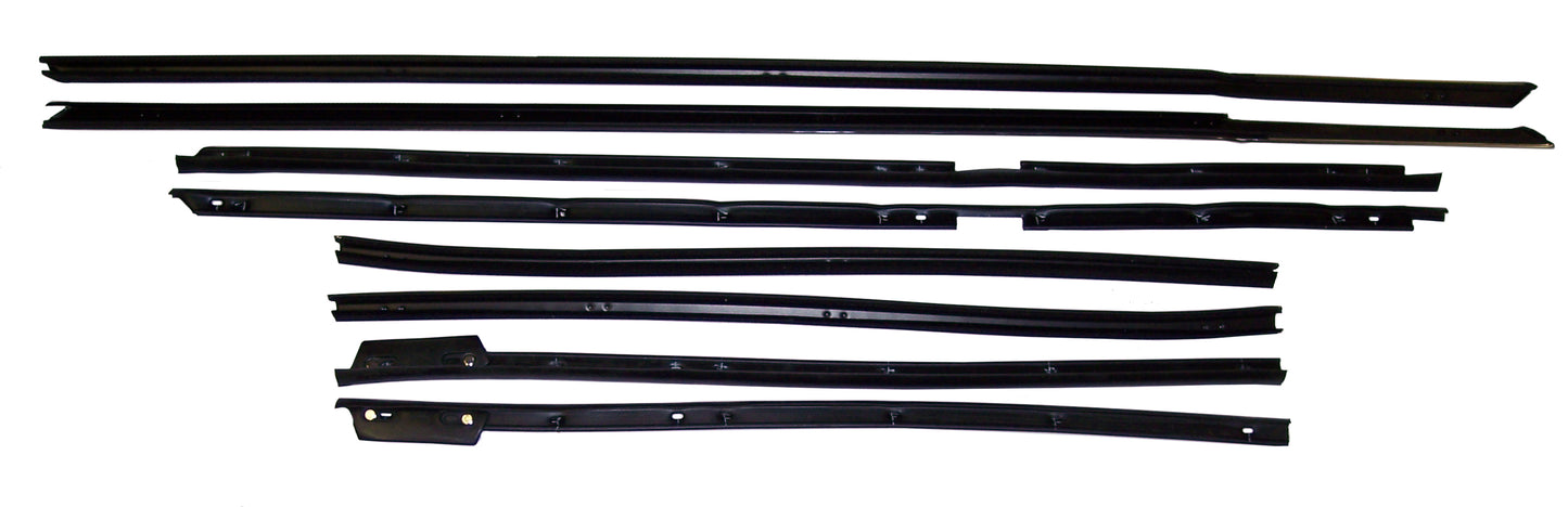 1965-1966 BUICK ELECTRA CONV WINDOW SWEEP SET, 8 PC