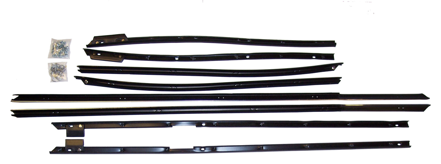 1967-1968 BUICK ELECTRA CONV WINDOW SWEEP SET, 8 PC