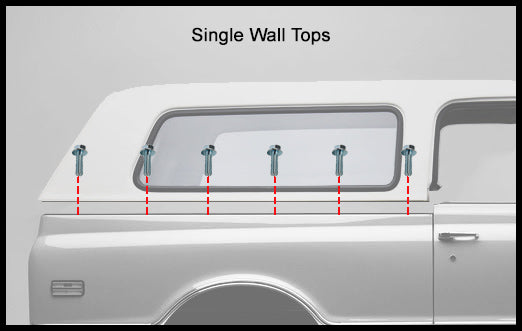1969-1972 Chevy Blazer & GMC Jimmy Quarter Window Seal