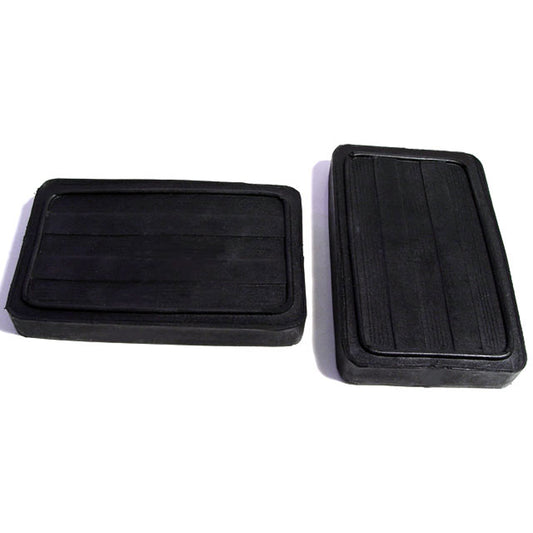 Black Clutch & Brake Pedal Pads For Chrysler Airflow 1935-1937; CB 28-A