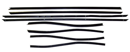 1969-1970 Cadillac Deville 8pc window sweep seals, belt line molding.