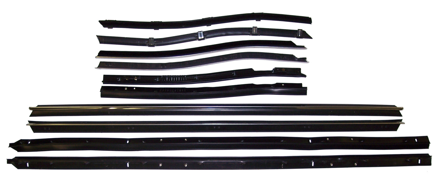 1975-1976 Cadillac Eldorado & Biarritz convertible window sweep set.