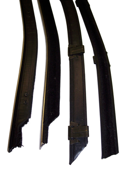 1975-1976 Cadillac Eldorado & Biarritz convertible window sweep set.