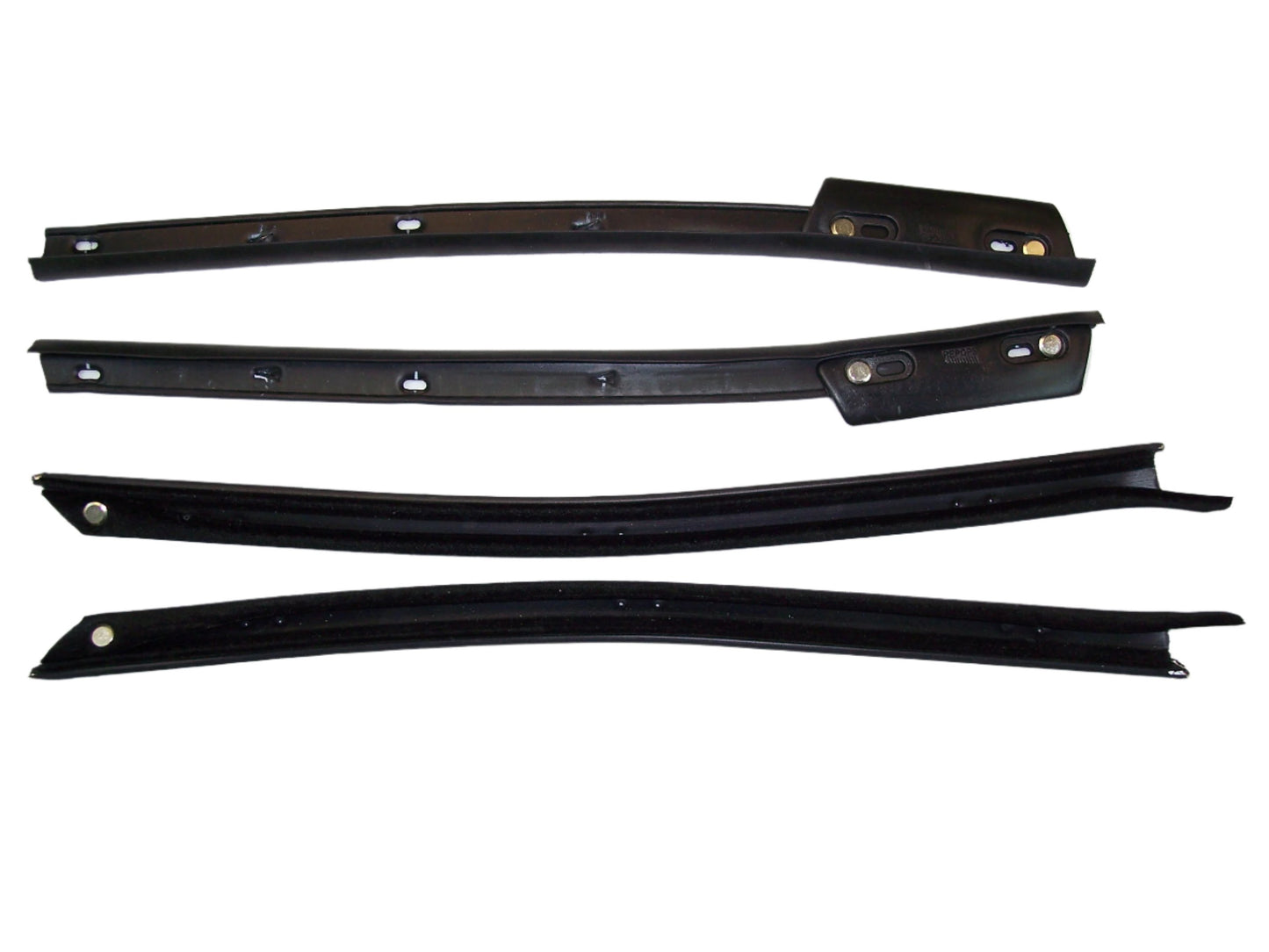 1967-1968 Cadillac Deville 2Dr Hardtop 8pc window sweep seals, belt line molding.