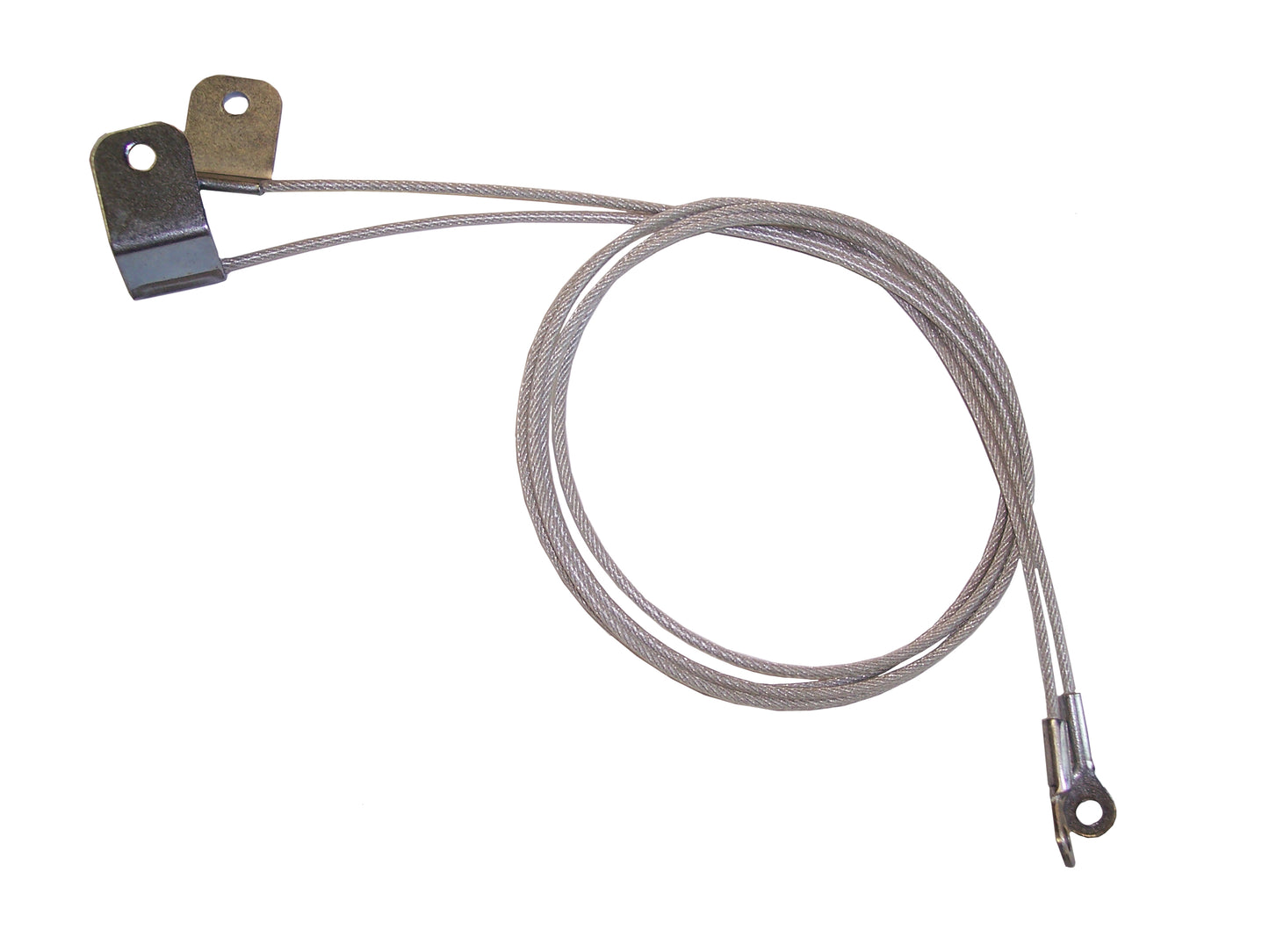 1970-1971 Dodge Challenger & Plymouth Barracuda convertible top hold down tension cables, pair.