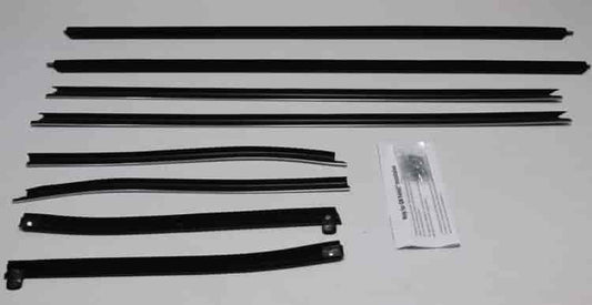 1969-1970 Chevrolet Impala, Caprice and Caprice Custom 2 door hardtop window sweep set.