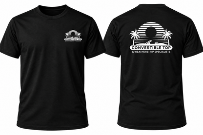 Convertible Top Specialists Gildan 3000 Unisex Light Cotton T-Shirt - Black
