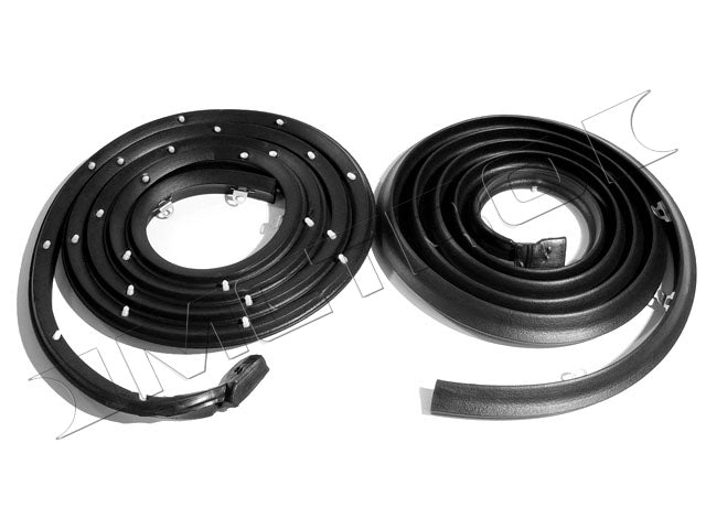 Late 1955-1956 Oldsmobile 88, 98 & Starfire convertible or 2 door hardtop door seals, pair