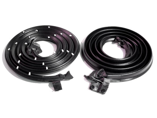 1965-1966 Cadillac Calais, DeVille & Eldorado convertible & 2 door hardtop door seals, pair