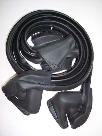 1971-1974 Full size GM 4 door hardtop rear door seals, pair.