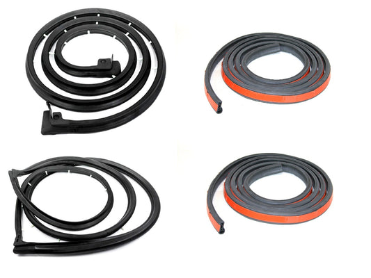 1971-1977 Dodge & Plymouth van right & left cab and right & left rear cargo door seals, 4 pieces