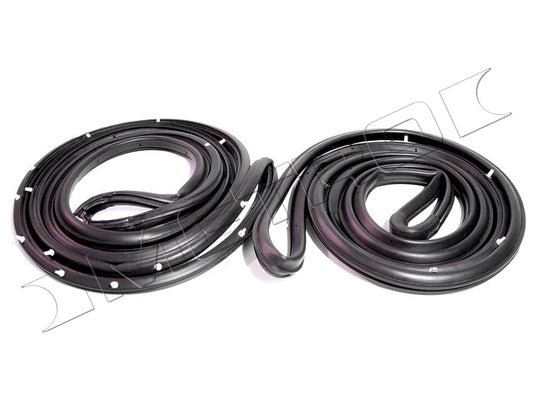 1996-1998 Honda Civic coupe or hatchback new rubber door weatherstrip seals, pr