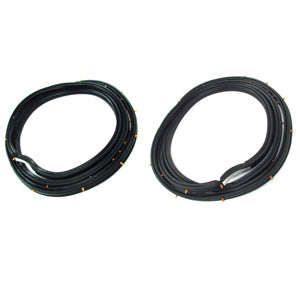 Door weatherstrip seals, fits the 1986-1997 Nissan Pathfinder & D21 pickup truck