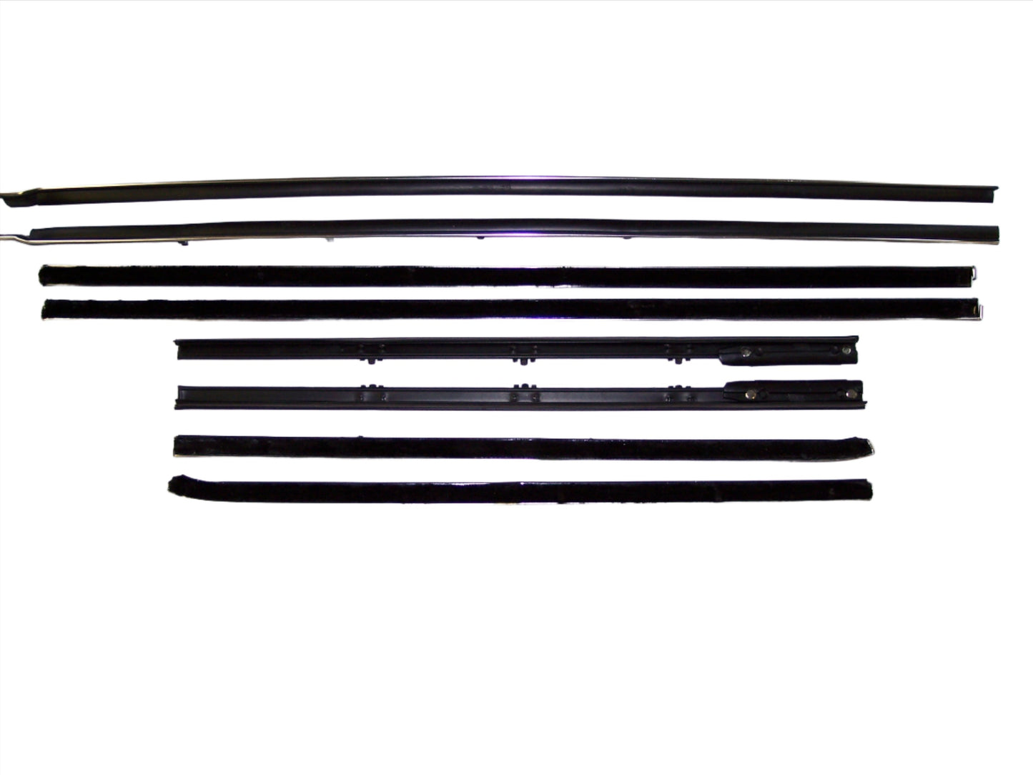 1963 FORD GALAXIE 500 (NOT XL) CONVERTIBLE WINDOW SWEEP SET 8PCS