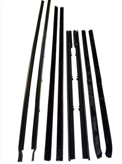 1963 FORD GALAXIE 500 (NOT XL) CONVERTIBLE WINDOW SWEEP SET 8PCS