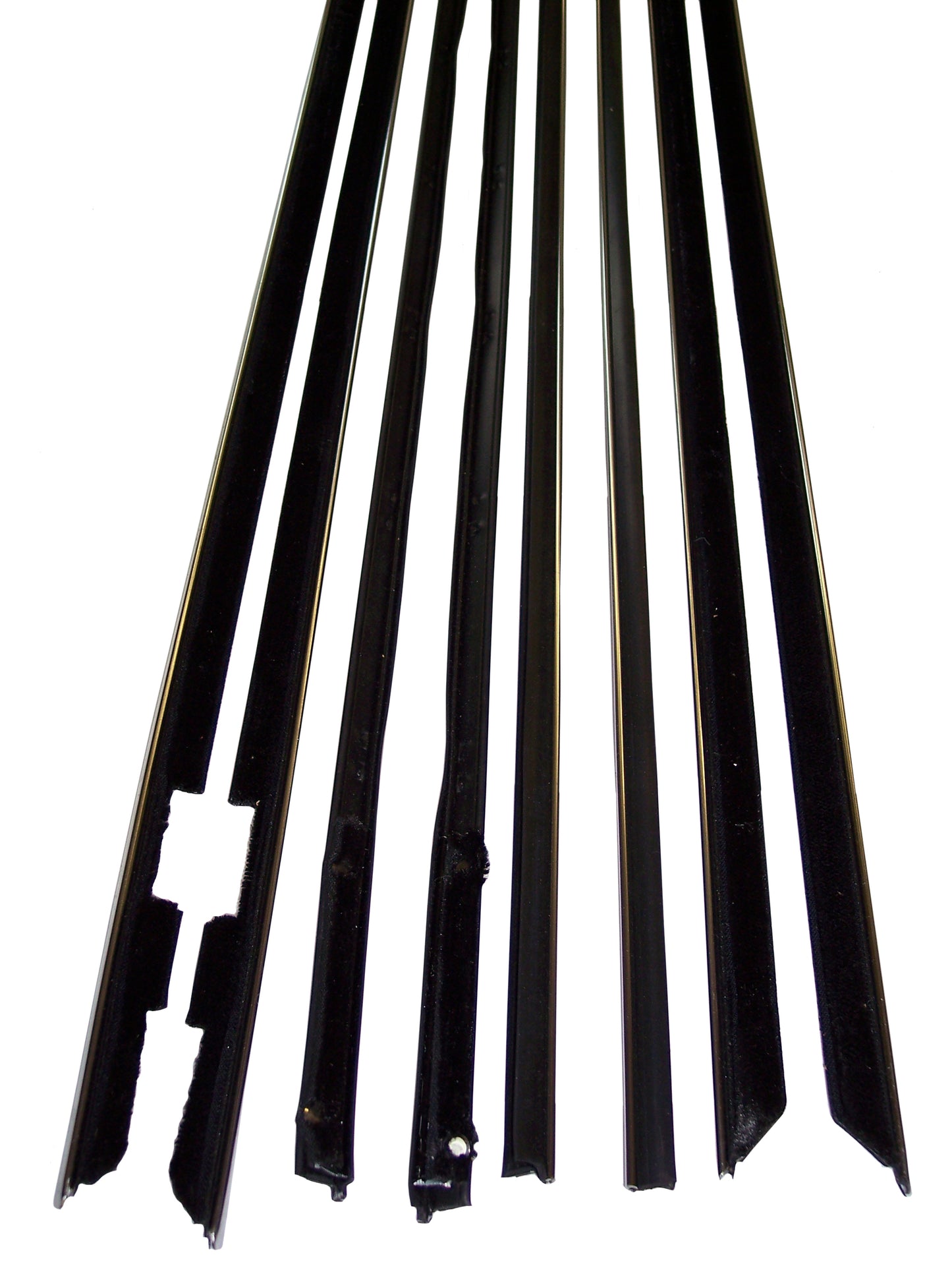 1963 FORD GALAXIE 2 DR HARDTOP WINDOW SWEEP SET 8PCS