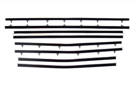 1971-1972 FORD LTD 4 DOOR HARDTOP WINDOW SWEEP SET 8PCS