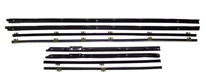 1965 PONTIAC GTO & LEMANS CONV. WINDOW SWEEP SET, 8PCS
