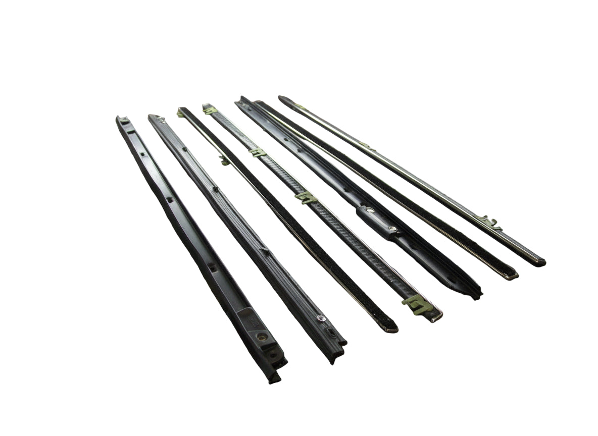 1965 PONTIAC GTO & LEMANS CONV. WINDOW SWEEP SET, 8PCS