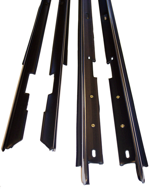 1980-1990 Chevrolet 4-door sedan window sweep set, rear doors