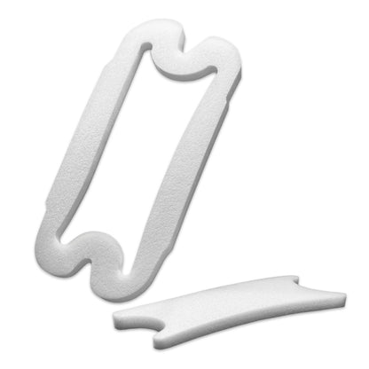 Park Light Lens Gaskets For Chevrolet Chevelle 1967 White Sponge; LG 2003-103