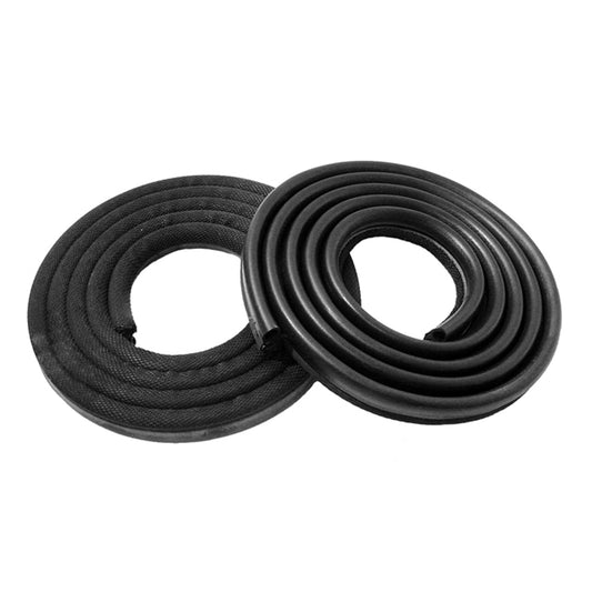 Black Rear Door Seals For Plymouth Belvedere 1965-1966; LM 23-KBLK