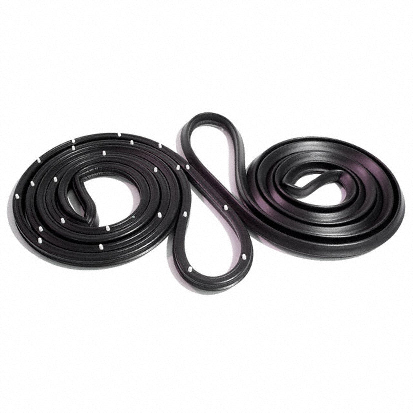 Rear Molded Door Seals with Clips For Chevrolet Bel Air 1955-1957; LM 56-A/R