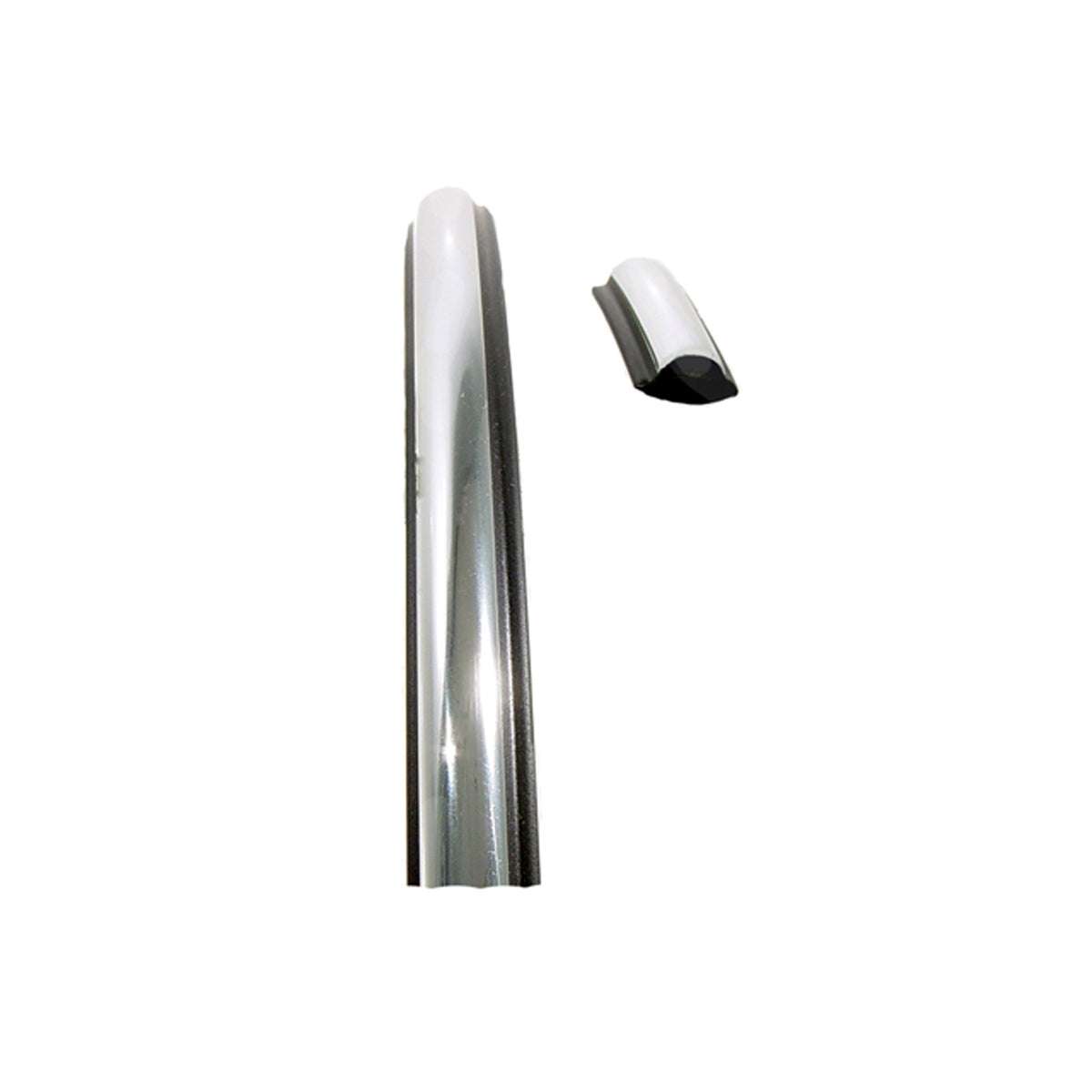 Chrome Lockstrip black; LP 100-C