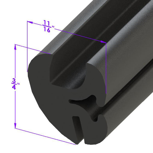Glass Channel with Lockstrip; LP 100