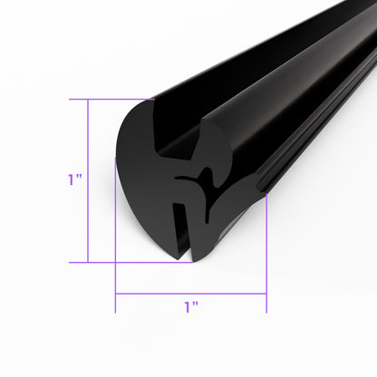 1/4"Windshield and Fixed Side Window Seal 1/8" thickness, 50 Piece; LP 101-F 50