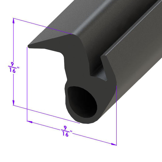 Back Hatch Seal For Nissan 240Z 1970-1973, 260Z 1974-75, 280Z 1975-78; LP 103-C