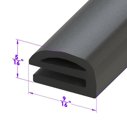 Rear Window Louver Seal For Dodge Challenger 1970-1974; LP 103-G