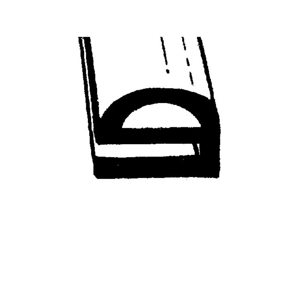 Rear Window Louver Seal For Dodge Challenger 1970-1974; LP 103-G