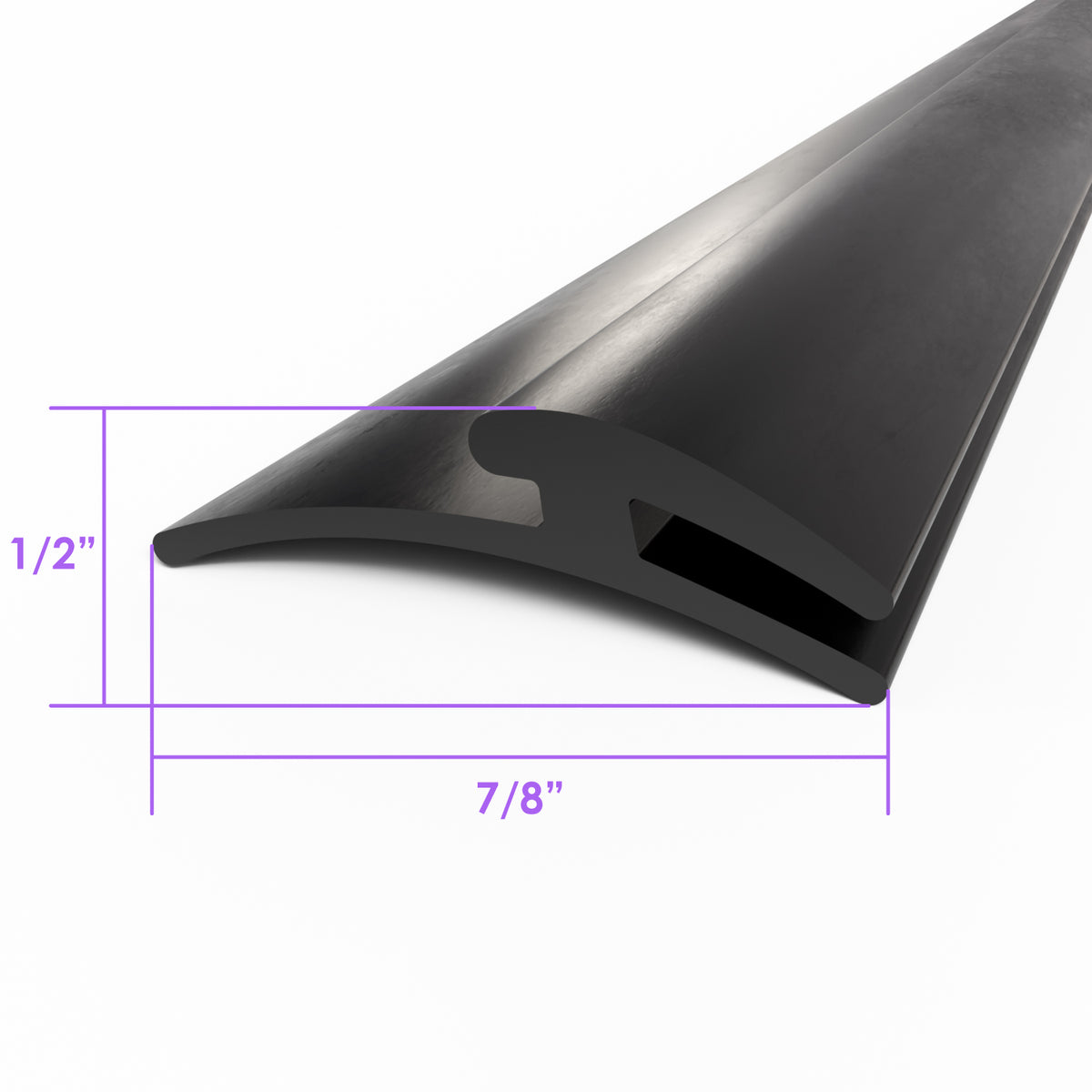 Rear Bumper to Body Seal For Jaguar XKE 1961-1974 1" wide; LP 109-D/FT
