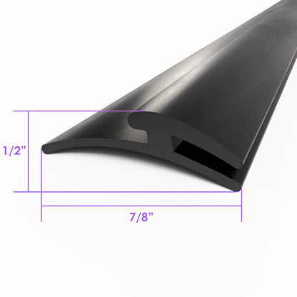 Rear Bumper to Body Seal For Jaguar XKE 1961-1974 1" wide; LP 109-D/FT