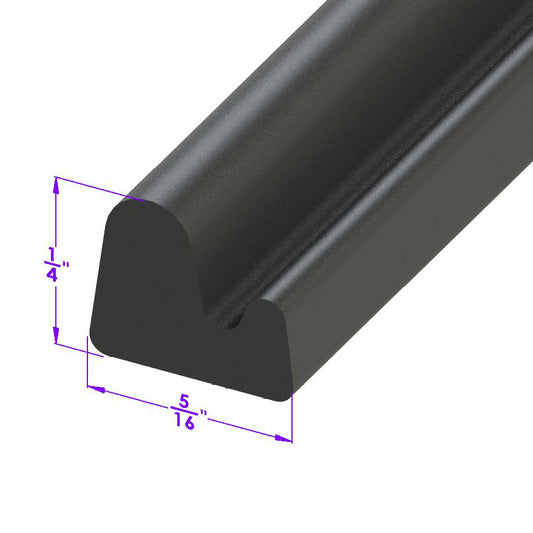 3/16" Bumper Guard to Body Seal; LP 109-O