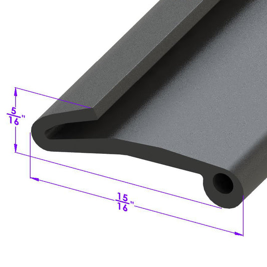 Fender Skirt Seal For Ford Thunderbird 1964-1966; LP 111-E
