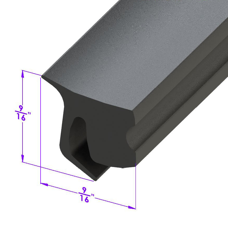 Fender Skirt Seal - Approximately 10 ft, Used Per Car; LP 111-F
