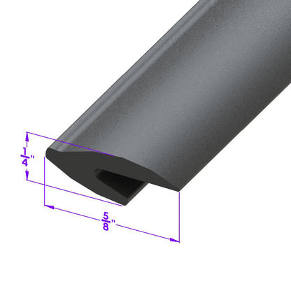 Door Side Seal Fits Steel Track; LP 112-A