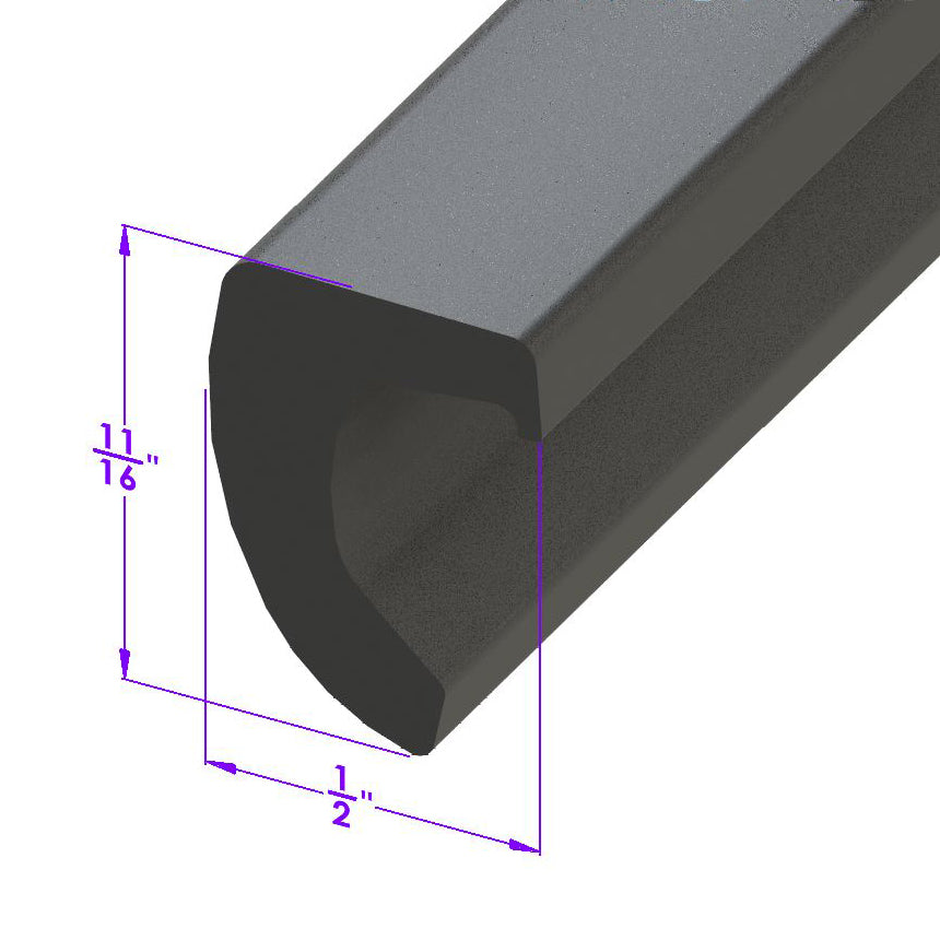 Door Side Seal - Fits Around Top and Sides; LP 112-C