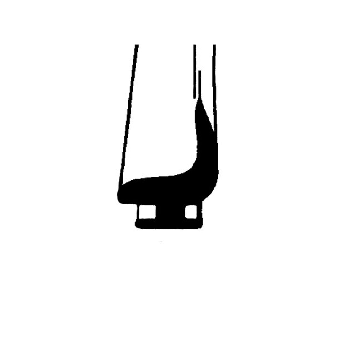 Door Side Seal Fits in Track; LP 112-D