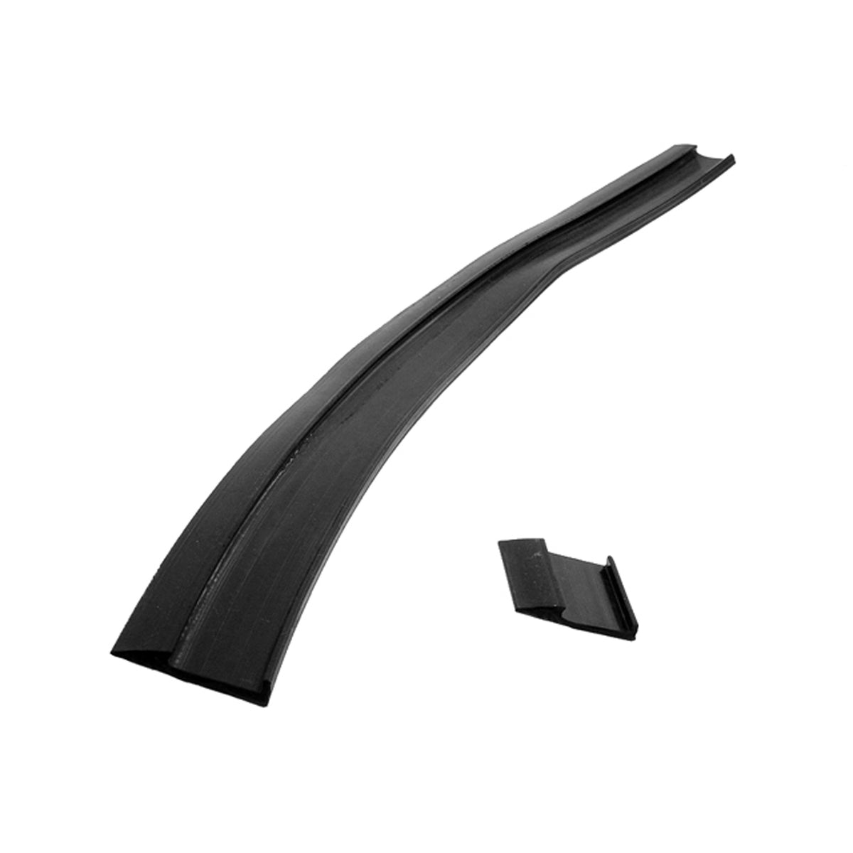 Black Rubber Sew-On Trim Molding Used For Convertible Tops; LP 12-T