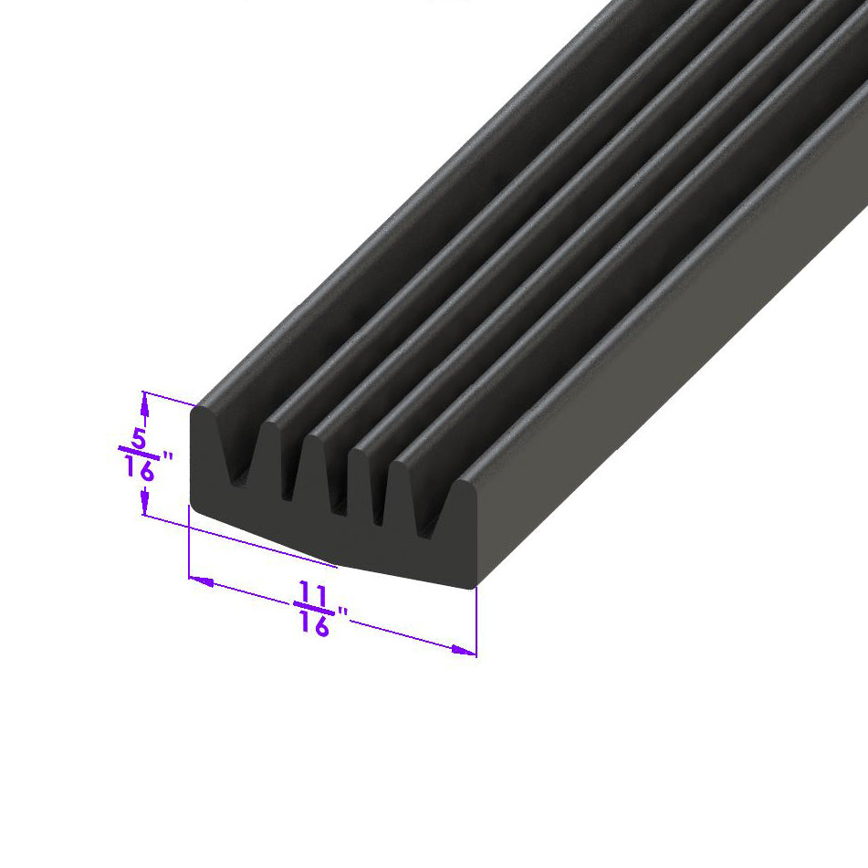 Anti-Squeak Rubber Seal - Remounting Fenders; LP 15-K
