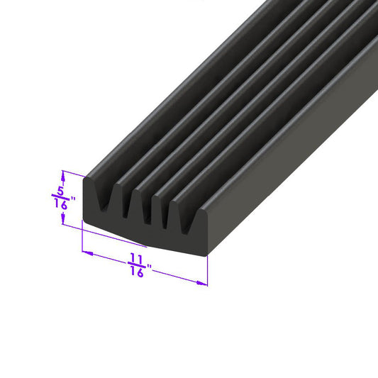 Anti-Squeak Rubber Seal - Remounting Fenders; LP 15-K