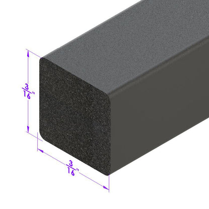 0.25" Square Extrusion; LP 2114