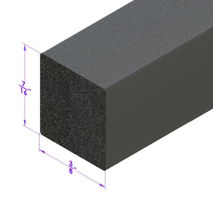 0.437" Square Extrusion; LP 2118