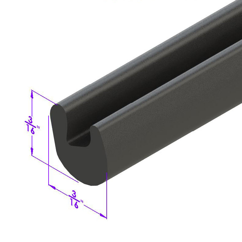 Bumper to Body Seal- Covering Sheet Metal Edges, Bumper Overrider Edges; LP 23-A